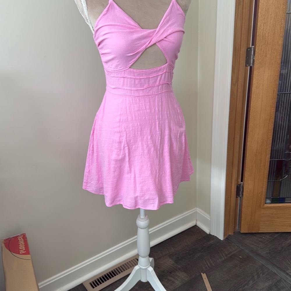 Pink Cutout Dress